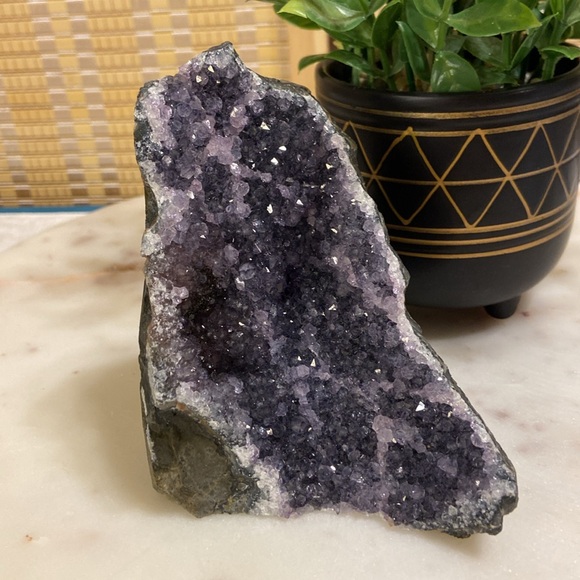 Amethyst Geode Crystal Decor - Picture 7 of 7